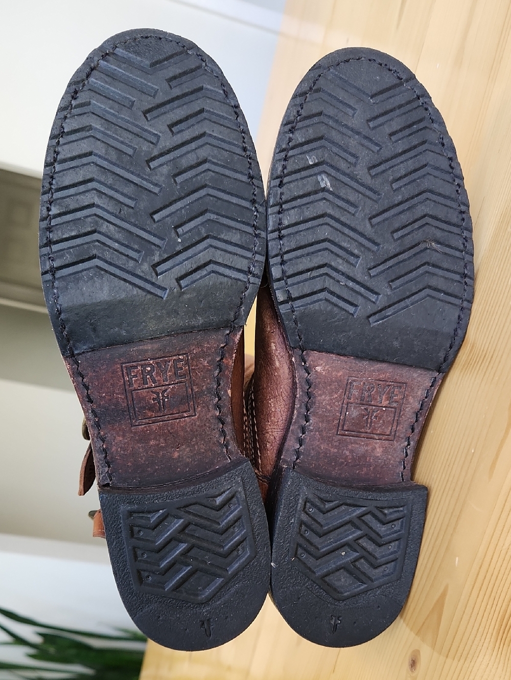 Frye Veronica Back Zip Tall Boots Three Buckles Riding 7.5 - Picture 13 of 17
